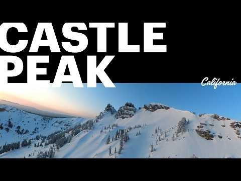 Scenic - Castle Peak Winter Flyover